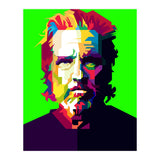 Jeff Bridges Hollywood Actor Pop Art WPAP (Print Only) thumbnail