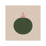 Christmas globe with snowflakes (Print Only) thumbnail