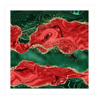 Christmas Glitter Agate Texture 01 (Print Only)