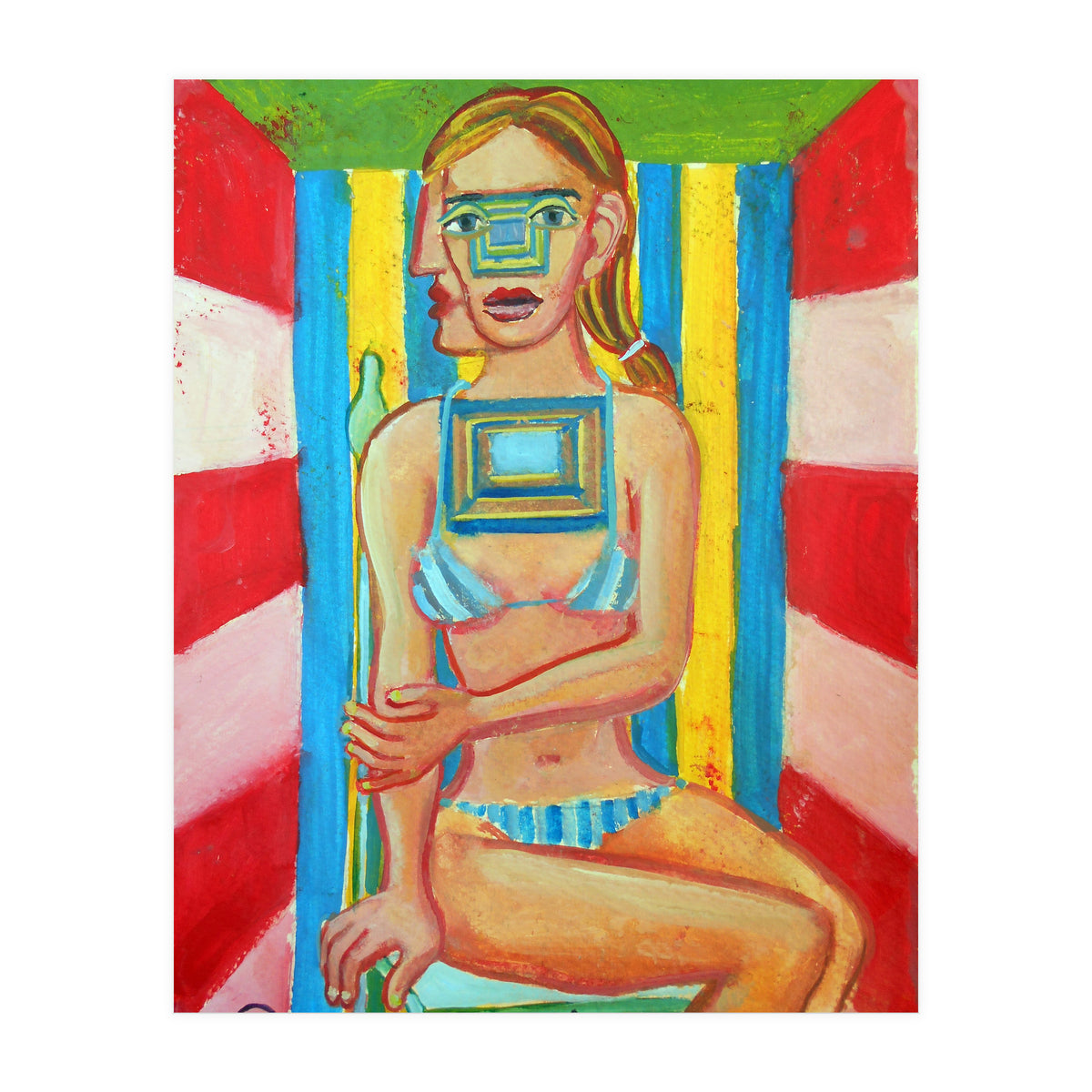 Mujer En La Silla 9 (Print Only)