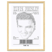 Receipt Art Elvis Presley