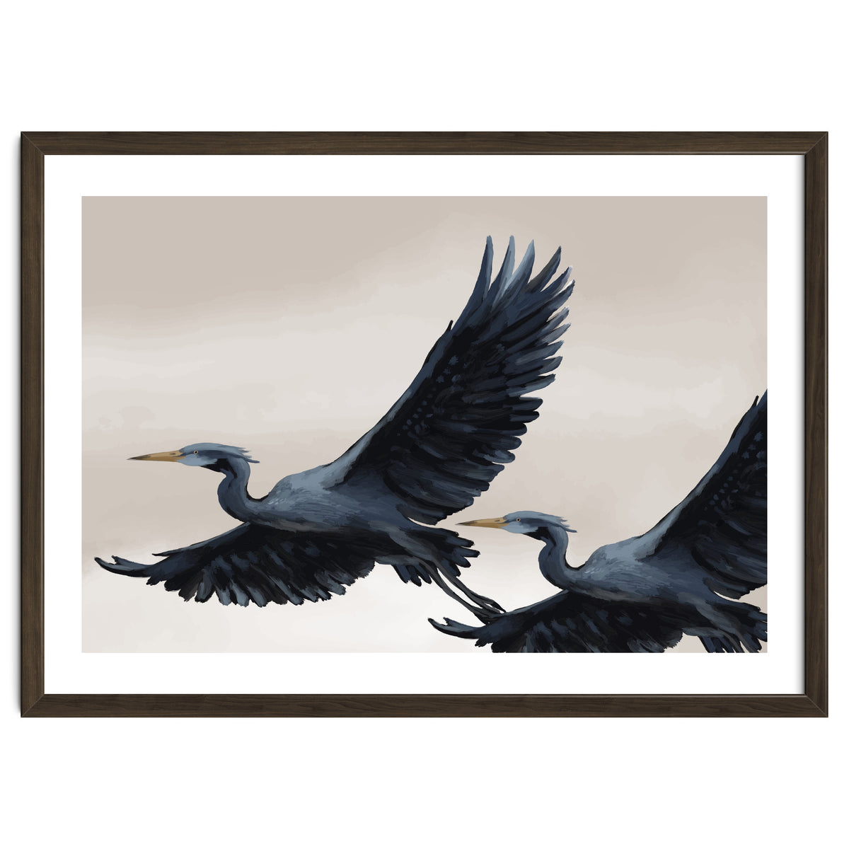 Migrating Herons