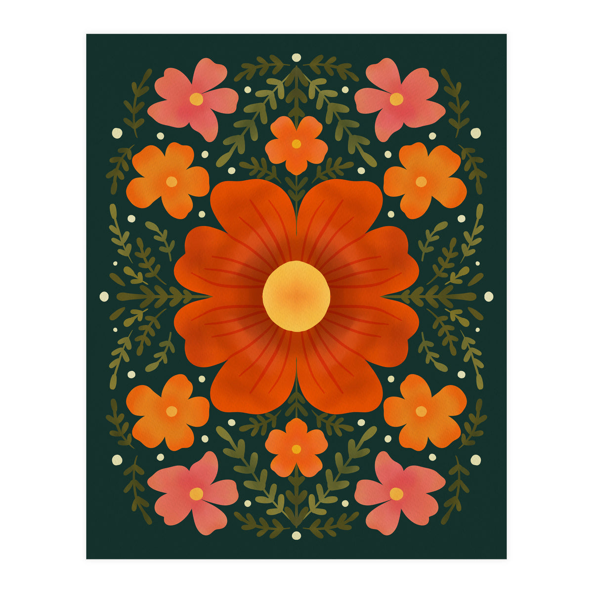 Red Flower (Print Only)