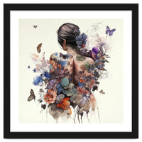 Watercolor Butterfly Bouquet