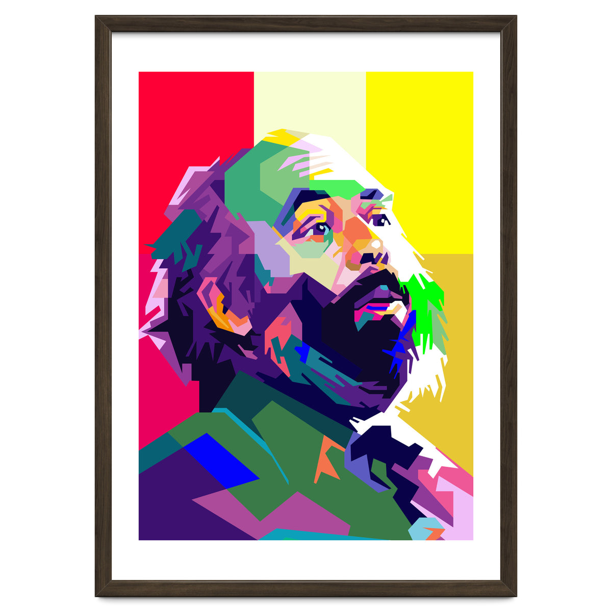 Luciano Pavarotti Opera Musical Pop Art WPAP