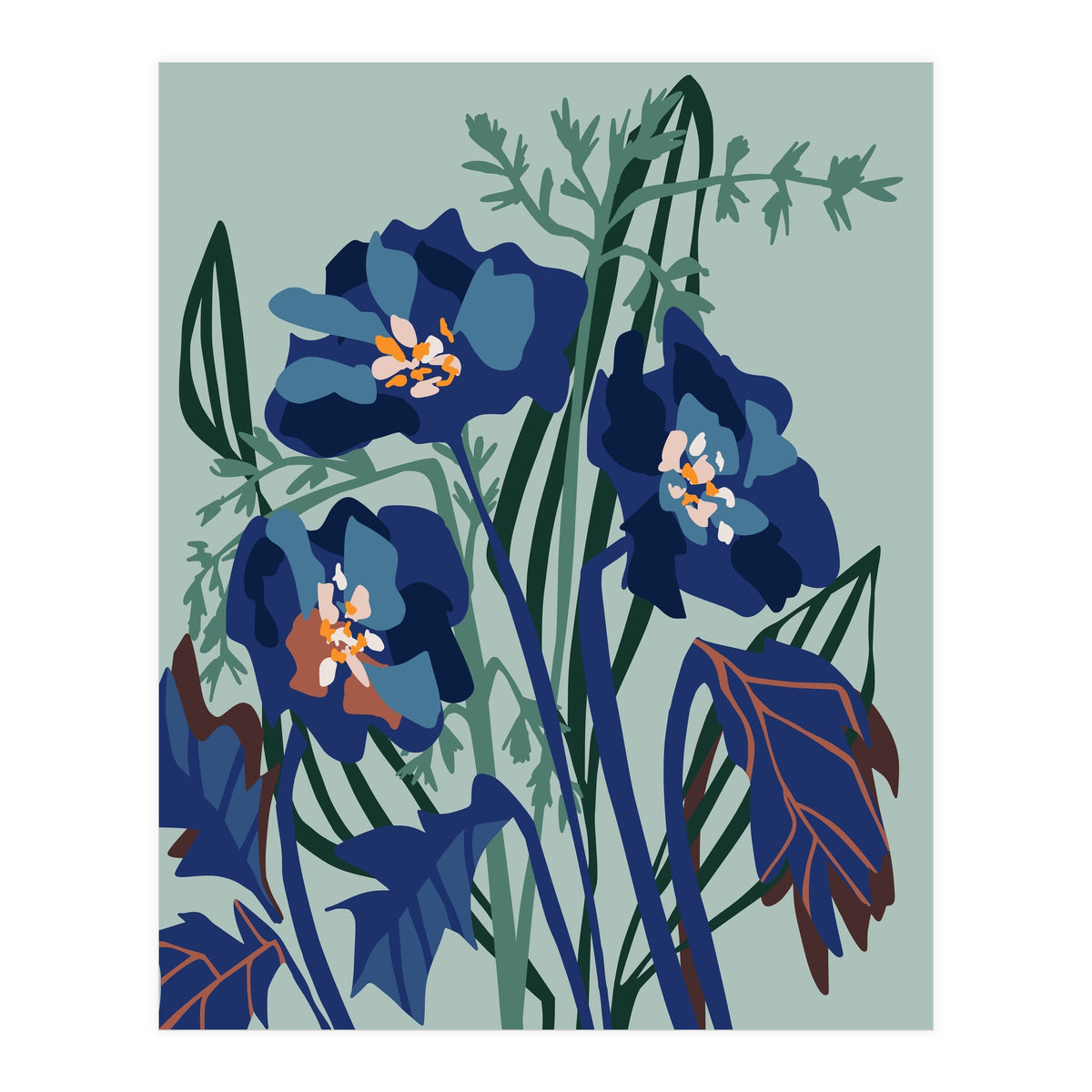 Wild Flowers Light (Print Only)