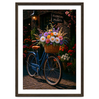 The Aesthetic of a Bicycle at a Flower Shop