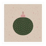 Christmas globe with snowflakes (Print Only) thumbnail