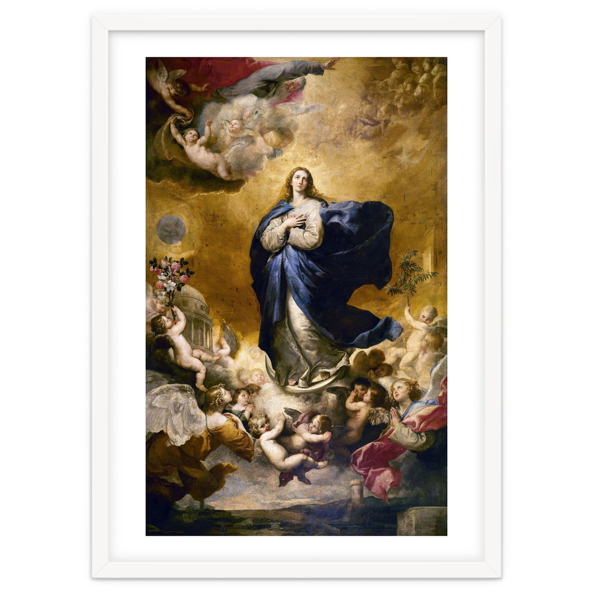 Immaculate Conception. Painted in Naples in 1635. Salamanca, Las Agostinas Church. JUSEPE DE RIBERA.