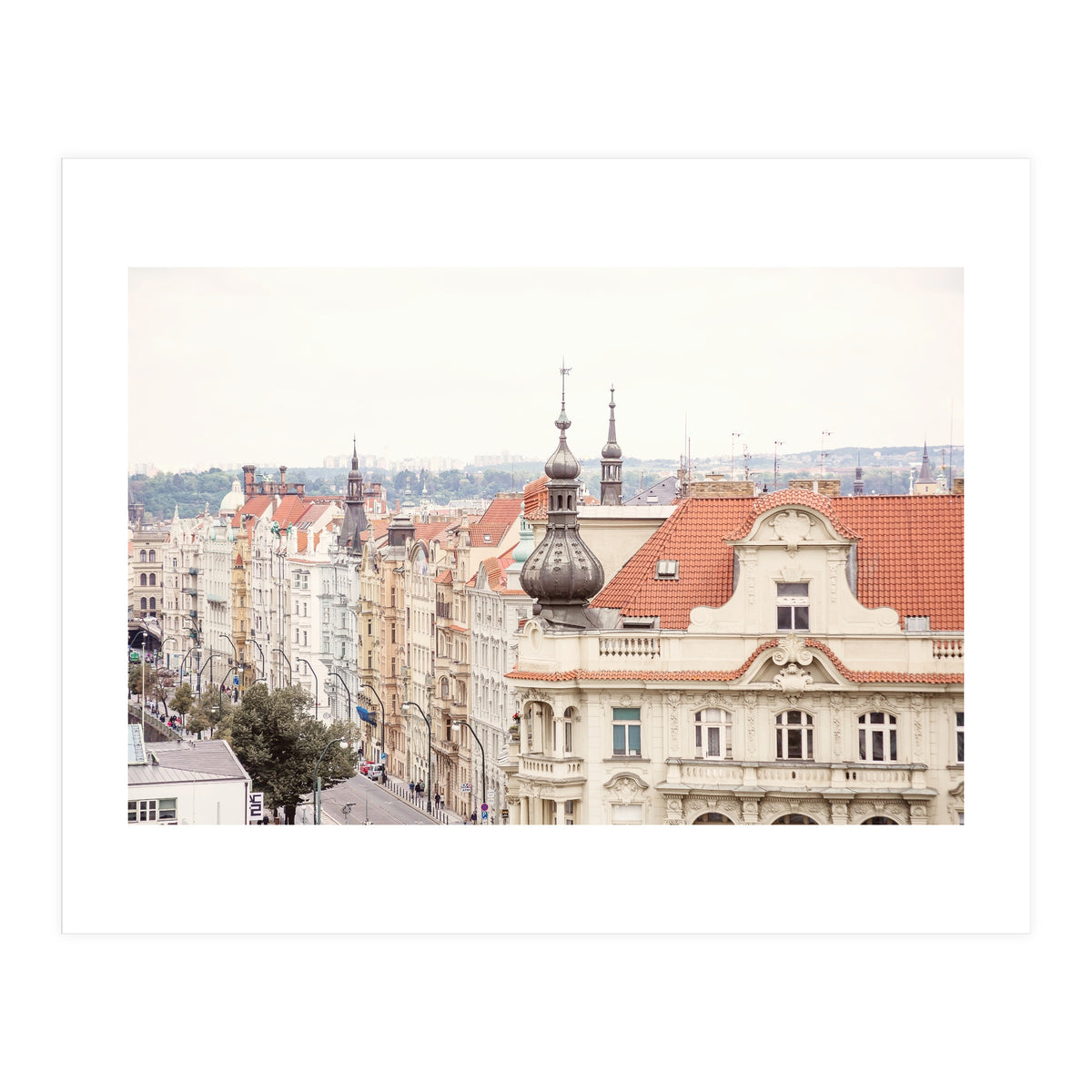 Prague Rooftops 1 (Print Only)