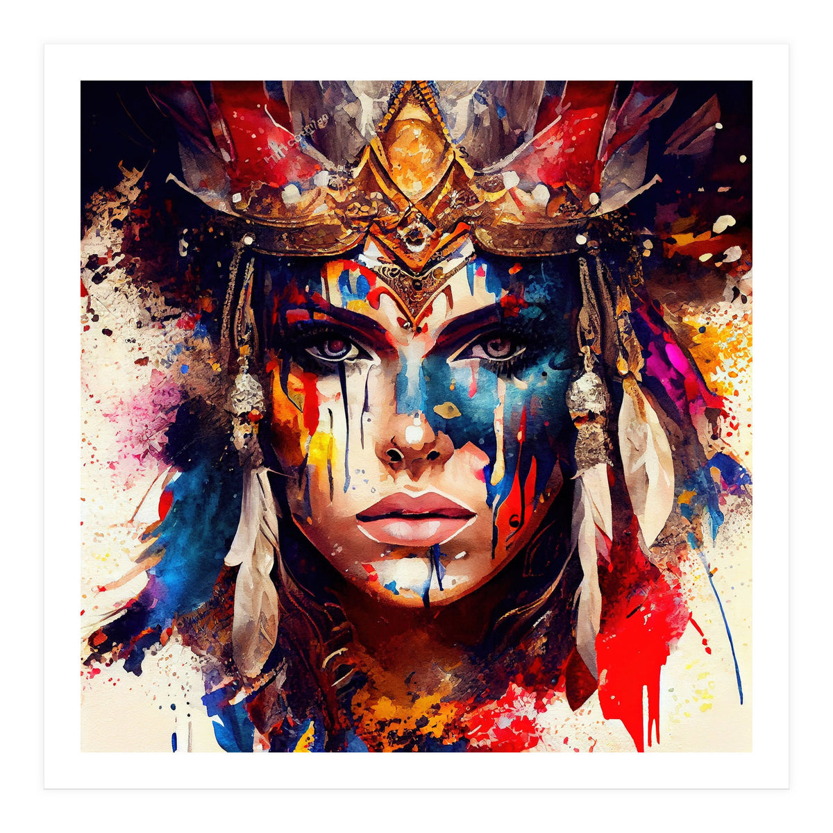 Powerful Warrior Woman #8 (Print Only)