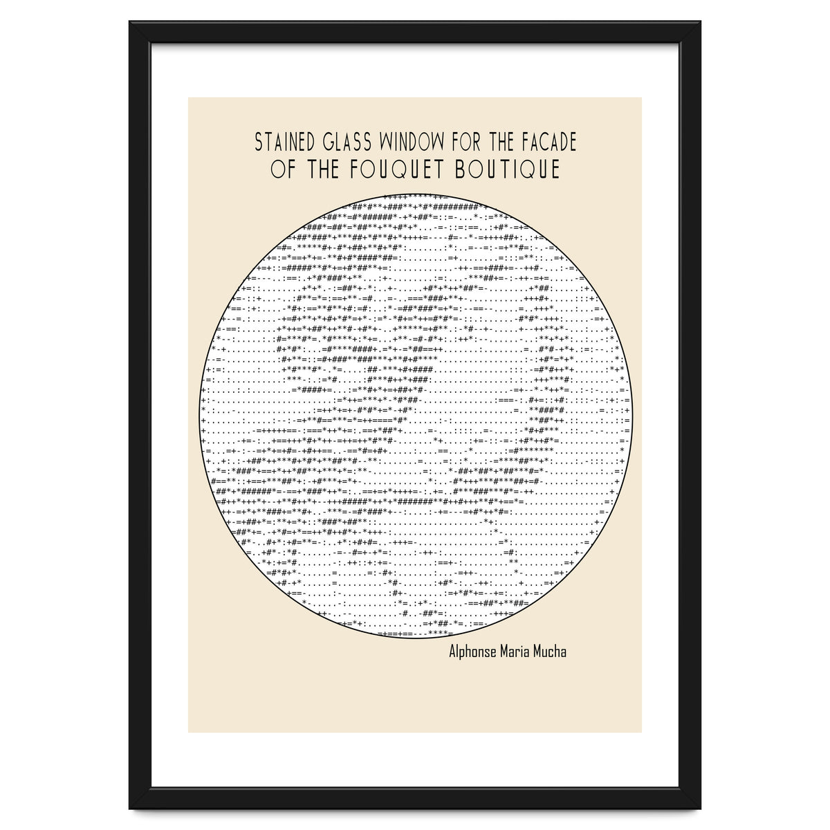 Stained Glass Window (ascii Art)