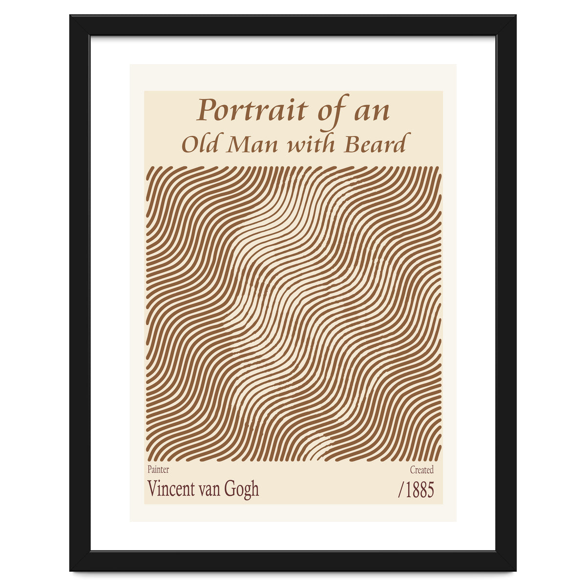 Portrait Of An Old Man With Beard – Vincent Van Gogh (1885)