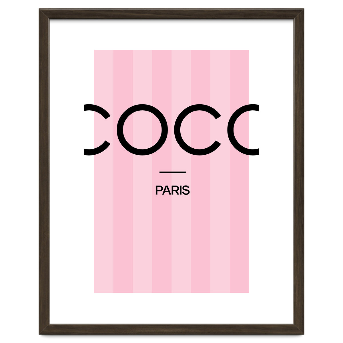 Paris Fashion Quote Art, Coco Chanel, Chic Decor