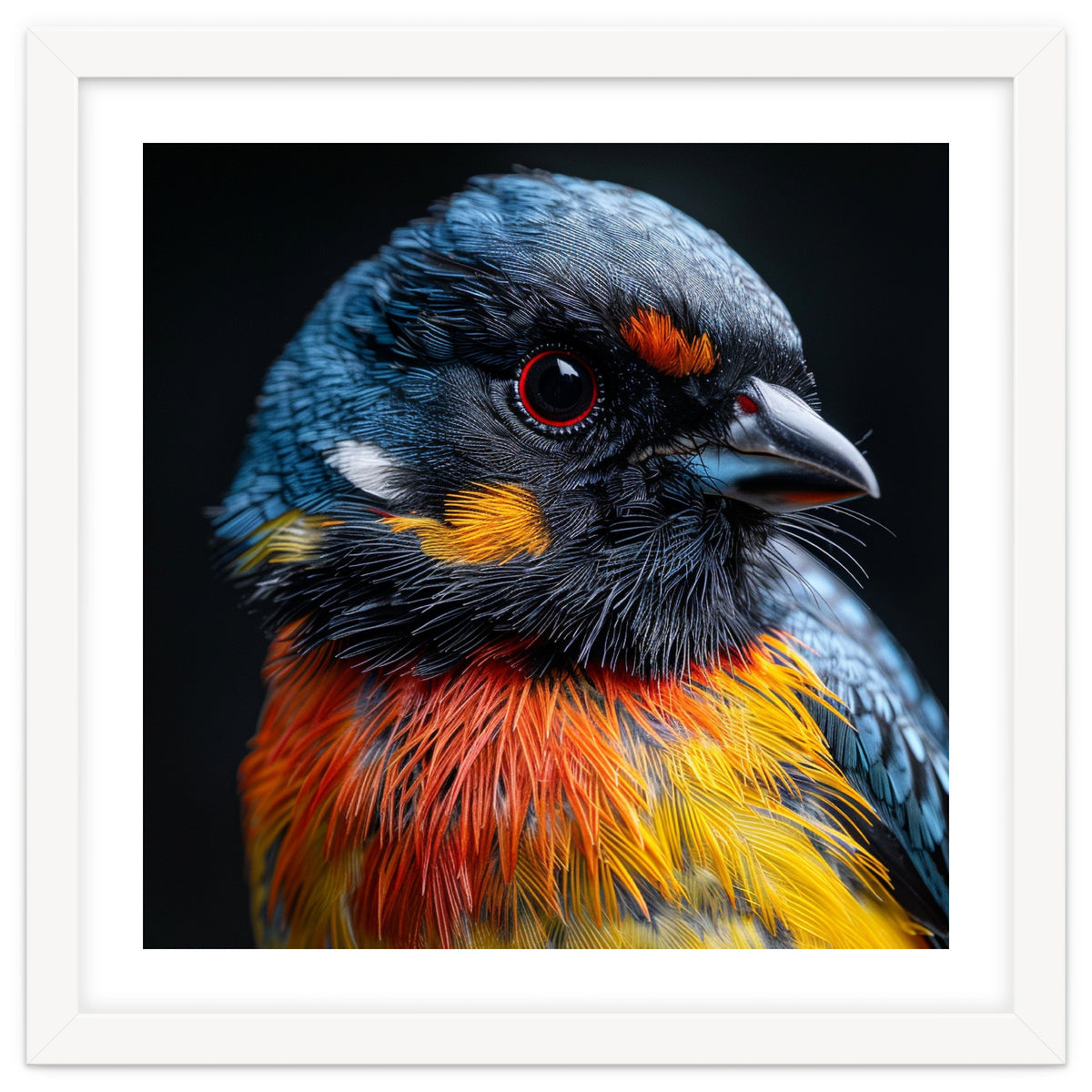 Close Up Of A Colorful Bird In The Wild