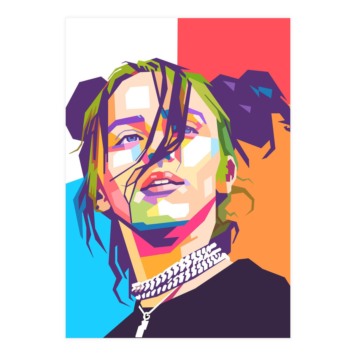 Billie Eillish wpap art  (Print Only)