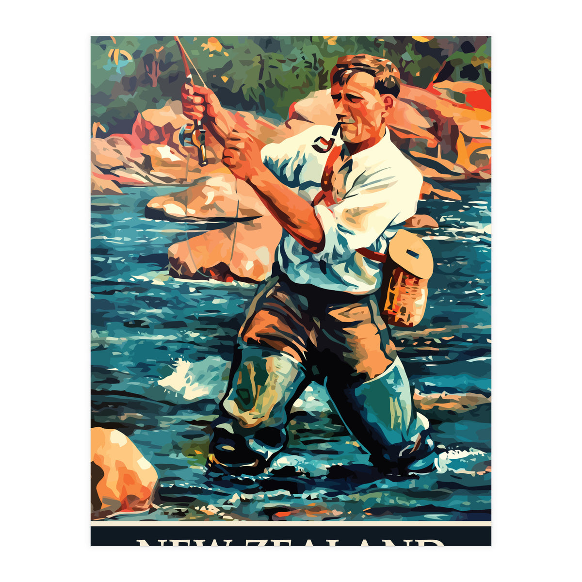 New Zealand Fishing (Print Only)