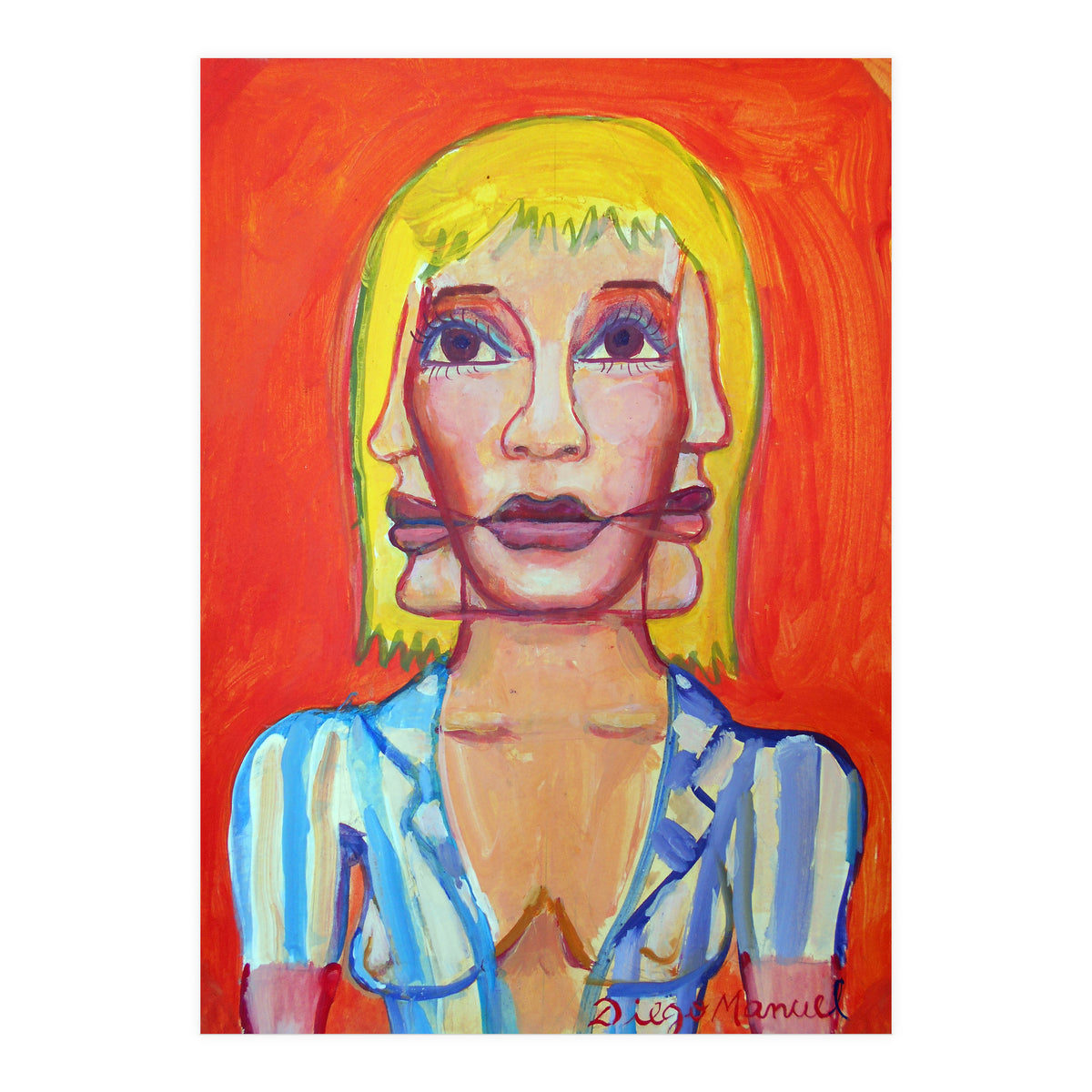 Cabeza De Mujer 3 (Print Only)