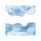 Blue & Silver Agate Glitter Texture 07  (Print Only) thumbnail