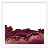 Burgundy & Gold Agate Texture 30 thumbnail