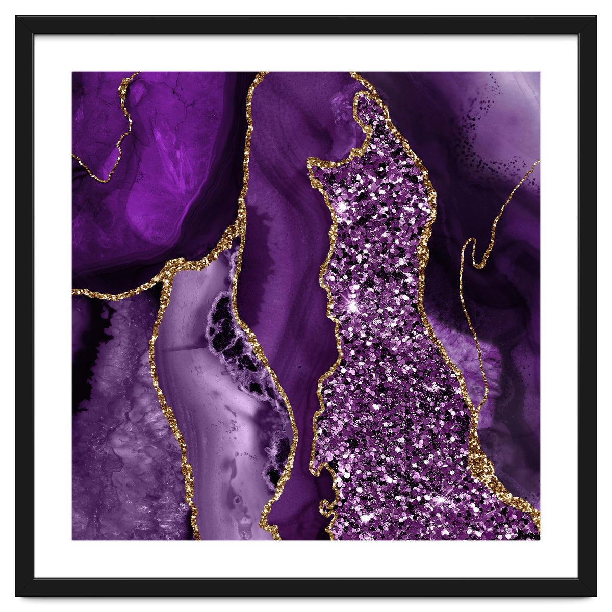 Agate Glitter Ocean Texture 04