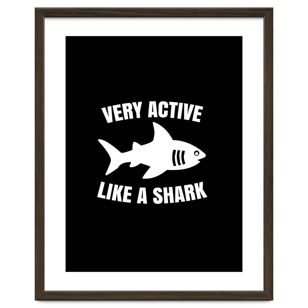 Very active like a shark