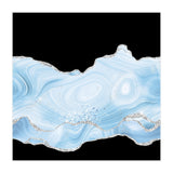 Blue & Silver Agate Glitter Texture 04 (Print Only) thumbnail
