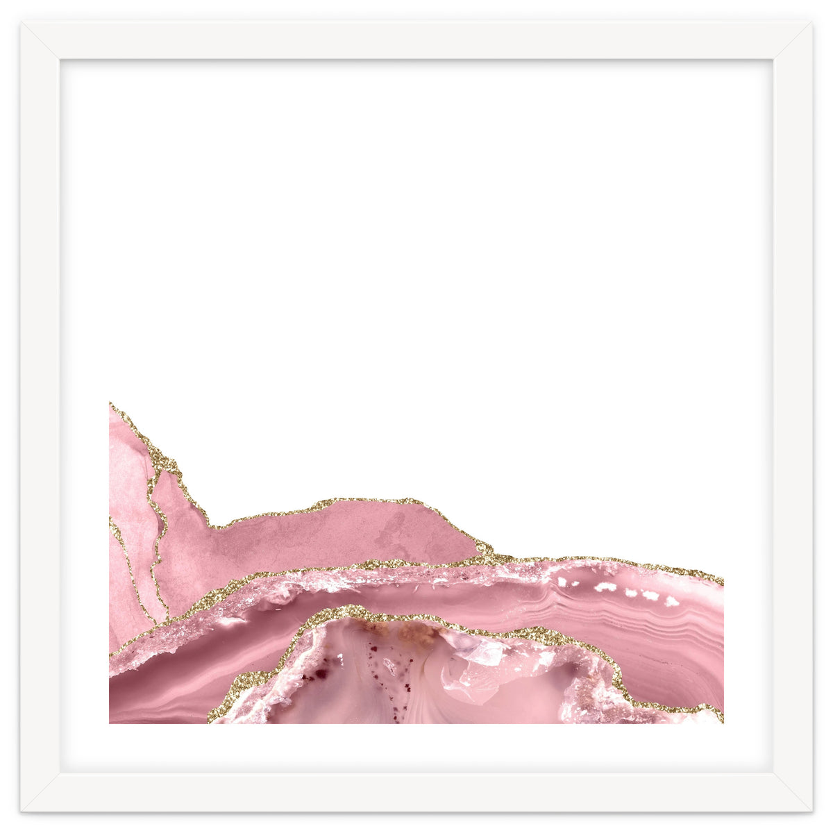 Blush & Gold Agate Texture 08
