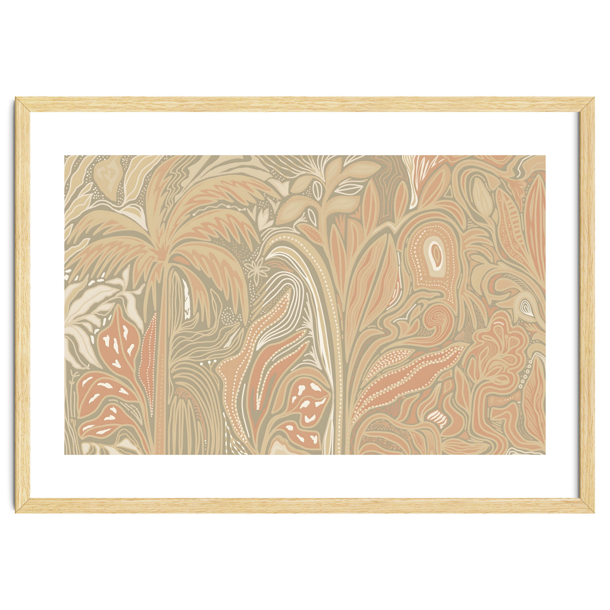 Palmae Mysticae Biege Rustic