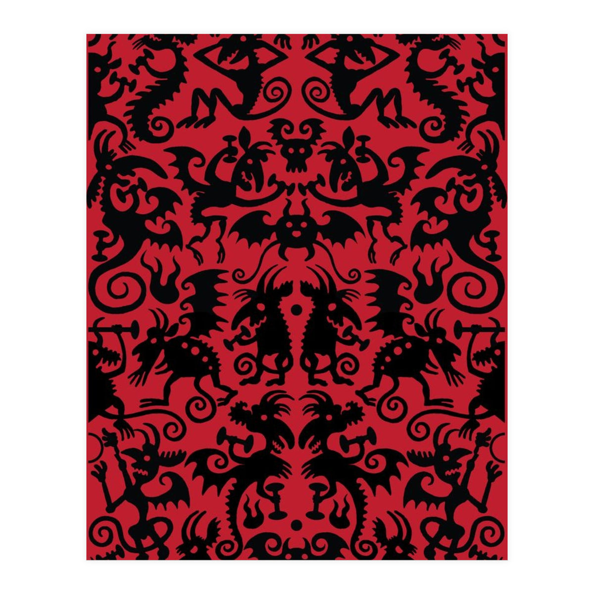 Crimson Chaos and the Symphony of the Underworld (Print Only)