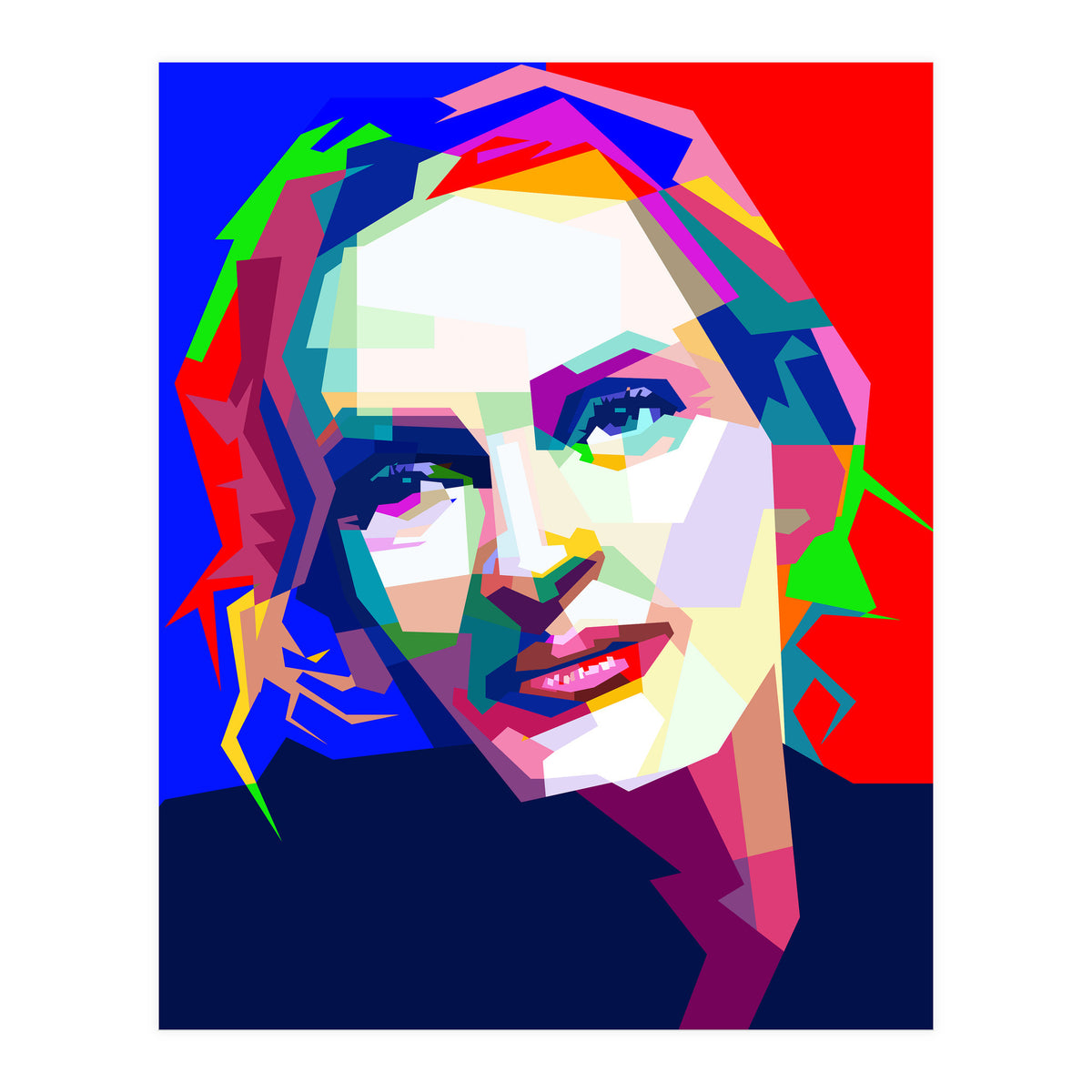 Uma Thurman Kill Bill Pop Art WPAP (Print Only)