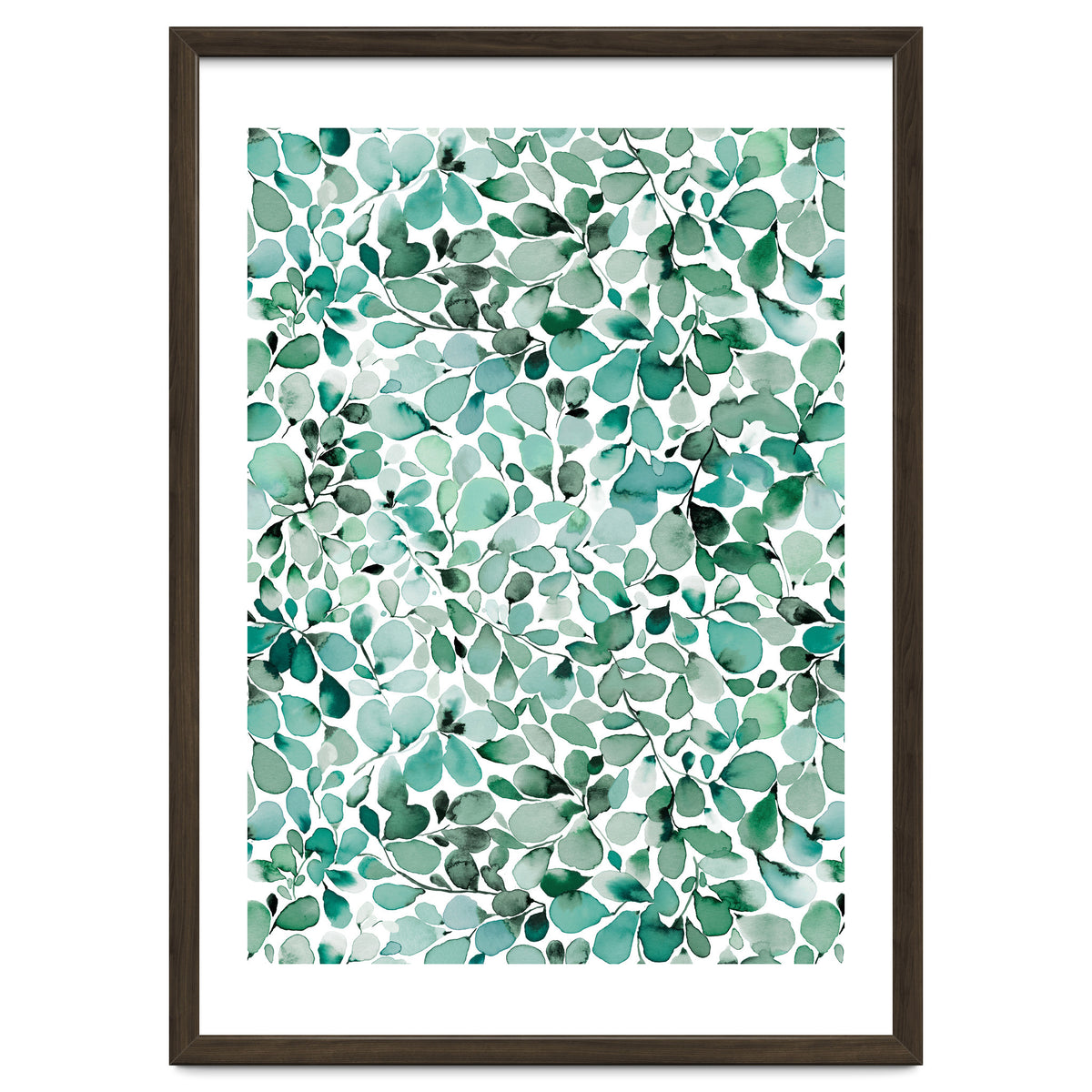 Leaffy Eucalyptus Botanical Leaves Green