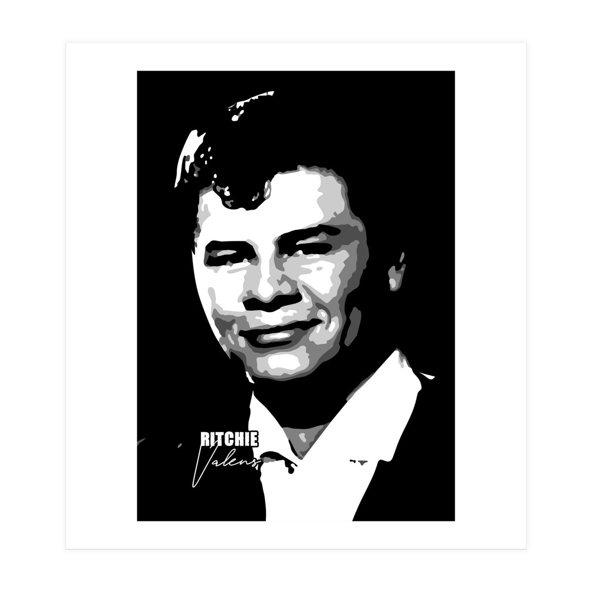 Ritchie Valens American Rock Musician Legend (Print Only)