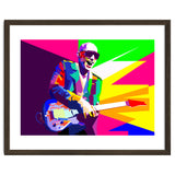 Joe Satriani Rock Guitar Instrumental Pop Art WPAP thumbnail
