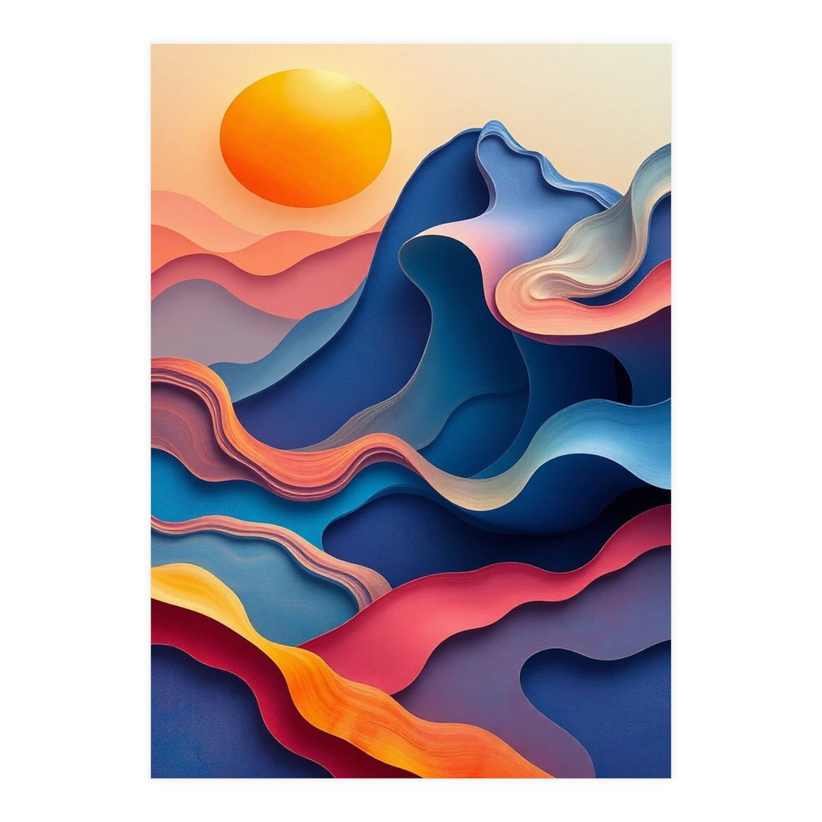 Sunset Over the Reef (Print Only)