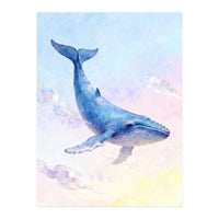 Flying Whale in the Clouds (Print Only)
