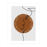 Abstract Brown and Black Lines (Print Only) thumbnail