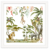 Watercolor Wild Animals Jungle thumbnail