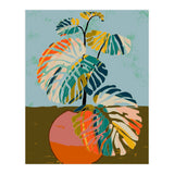 Colorful Monstera Leaves (Print Only) thumbnail