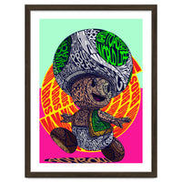 Toad Mushroom Cartoon Pop Art