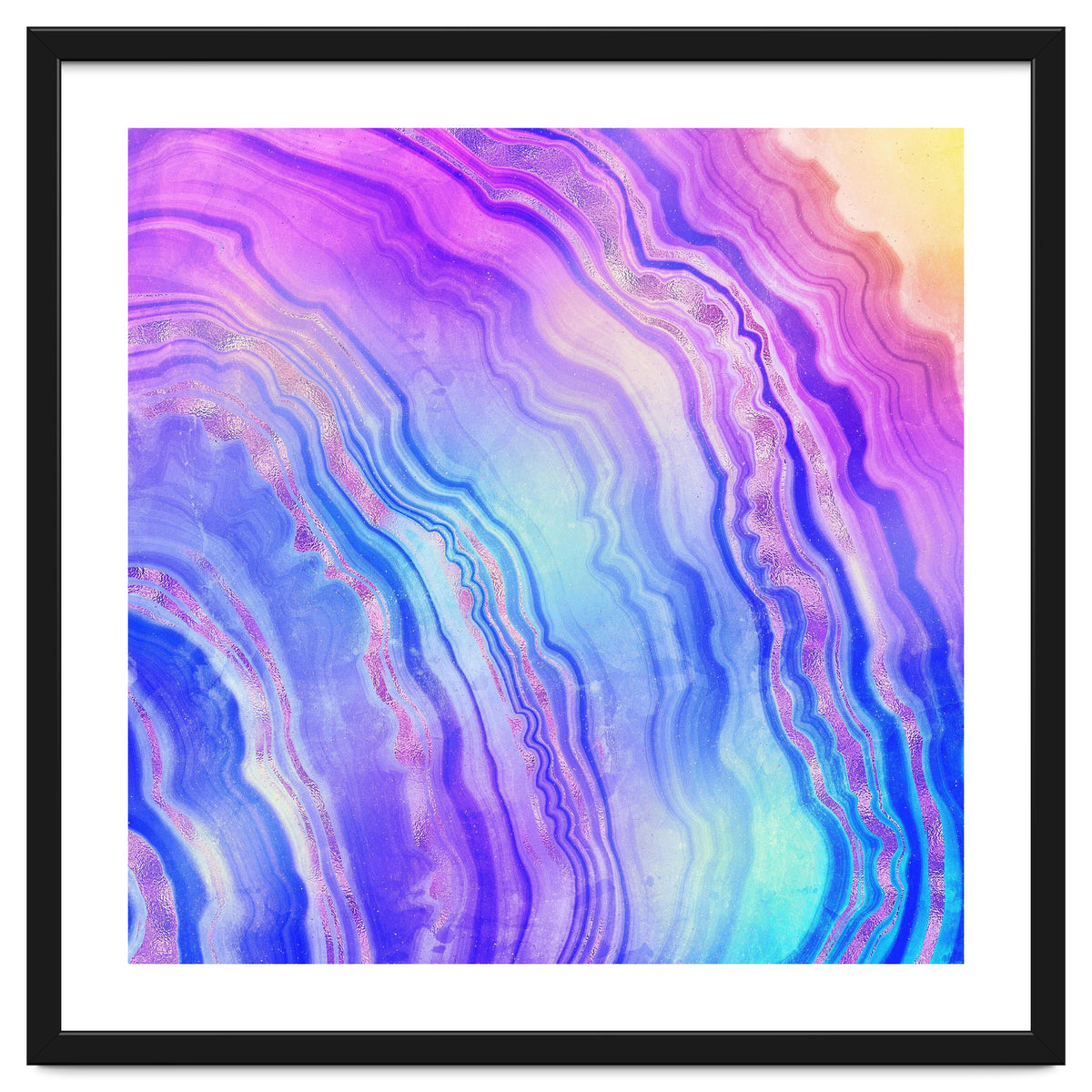 Neon Agate Texture 07