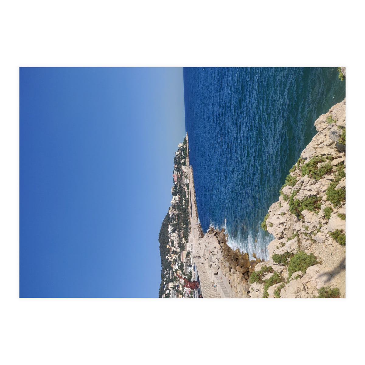 Infinite Blues: Where Earth Meets Sky (Print Only)