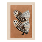 Striped Owl Pair (Print Only) thumbnail
