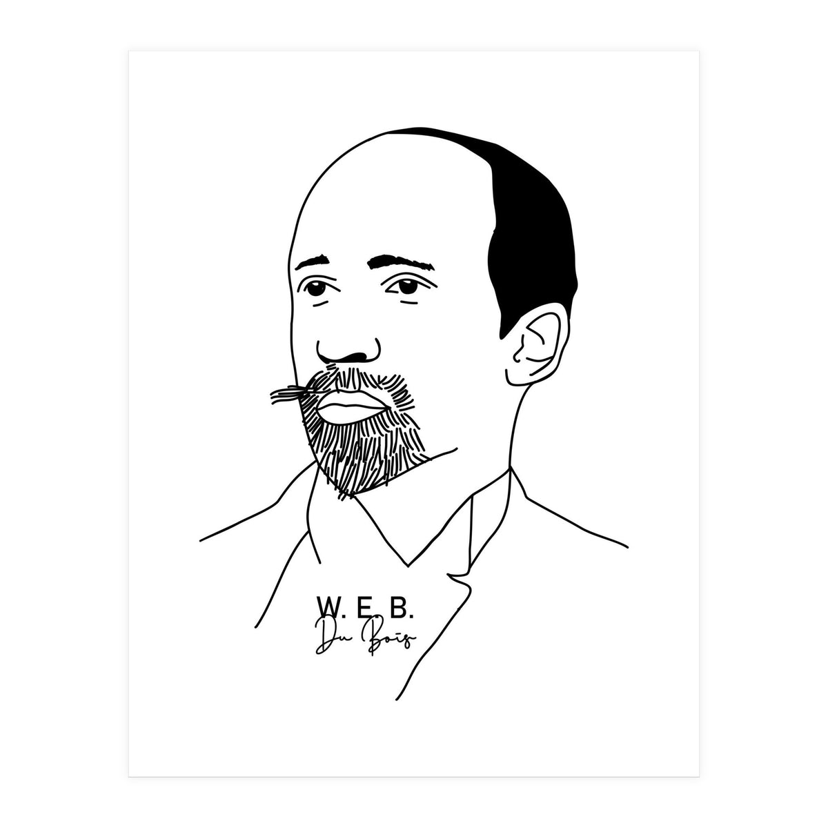 W. E. B. Du Bois Pan-Africanist Civil Rights Activist. (Print Only)