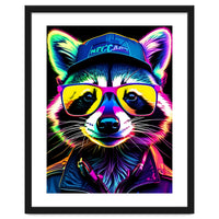 Raccoon In Glasses