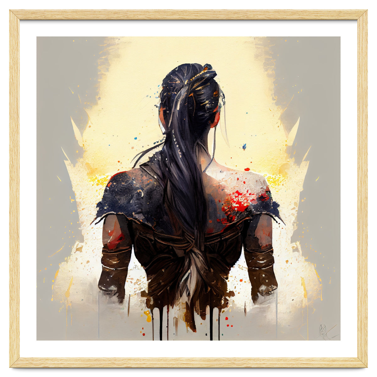 Powerful Warrior Back Woman #1