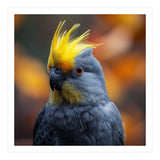 Close-up Portrait of a Yellow Cockatoo in the Wild. (Print Only) thumbnail