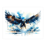 Soaring Spirit Of Freedom Eagle In Flight (Print Only) thumbnail