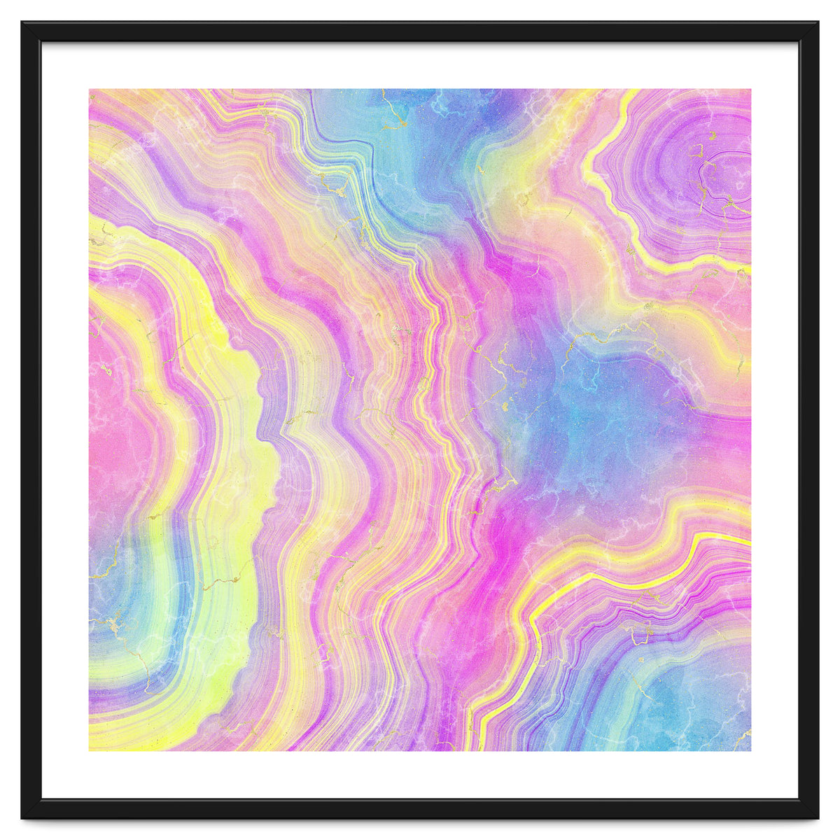 Neon Agate Texture 08
