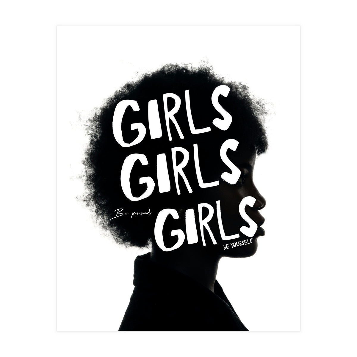 Girls Girls Girl Feminist women Empowerment  (Print Only)
